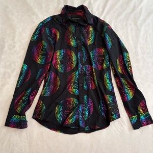 Drill Clothing Company Rainbow Medusa Print Dress Shirt